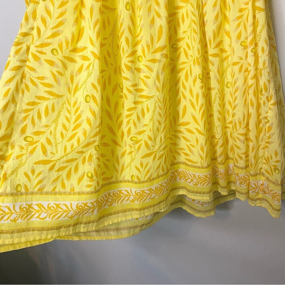 Vanessa Bruno Yellow Printed Mini Dress - Picture 7 of 11
